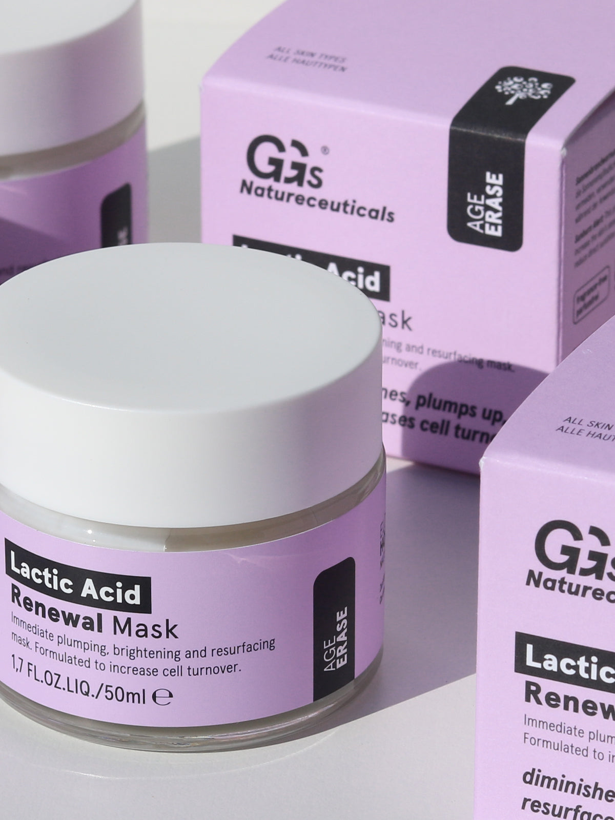 Lactic Acid Renewal Mask – Aufpolsternde und restrukturierende Milchsäure Maske | GGs Natureceuticals