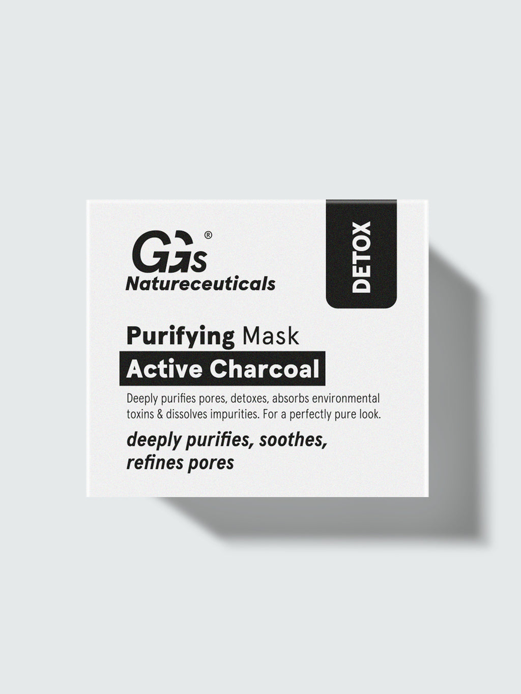 Purifying Mask Active Charcoal | GGs Natureceuticals Purifying Mask Active Charcoal | GGs Natureceuticals