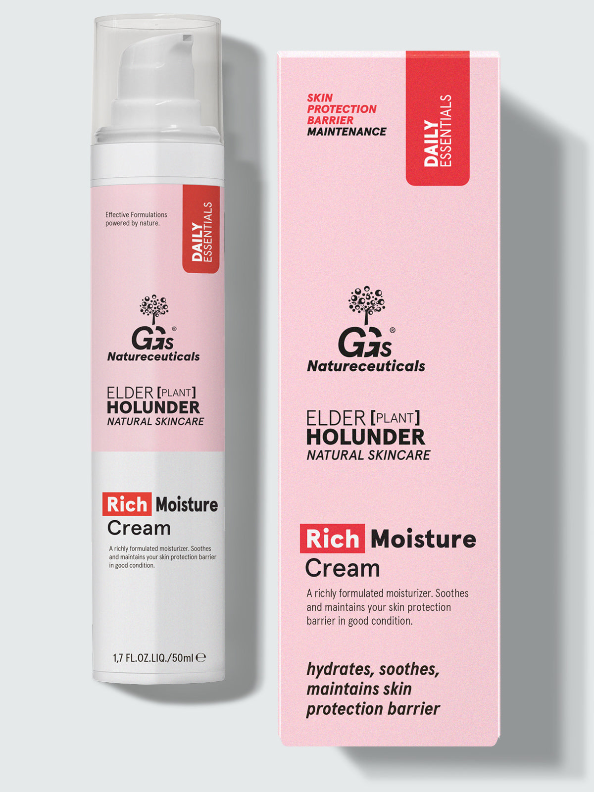Rich Moisture Cream – Reichhaltige Feuchtigkeitscreme für trockene Haut | GGs Natureceuticals